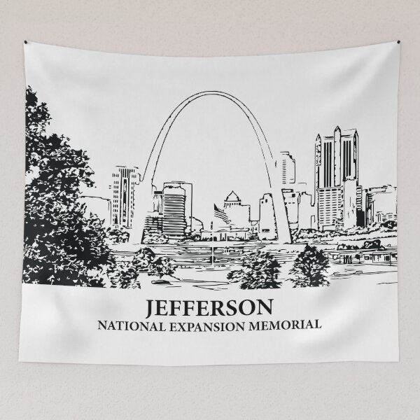Item preview, Jefferson National Expansion Memorial designed and sold by Lakeric Cityscapes.