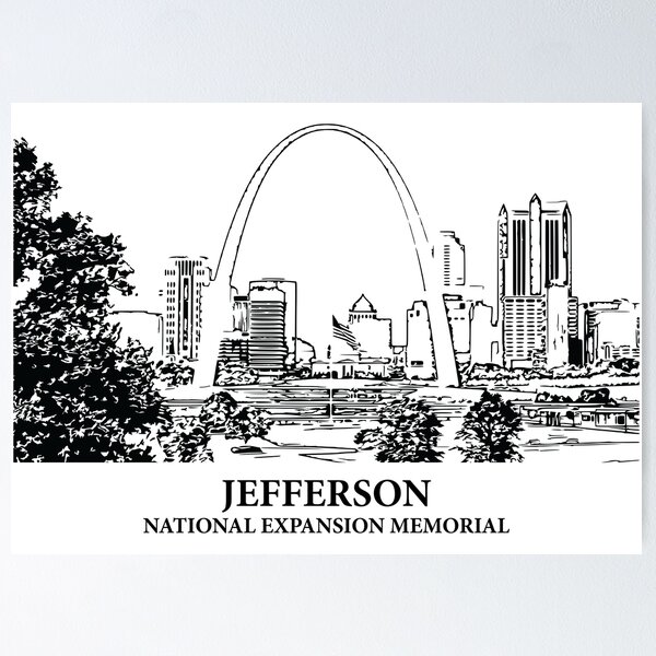Item preview, Jefferson National Expansion Memorial designed and sold by Lakeric.