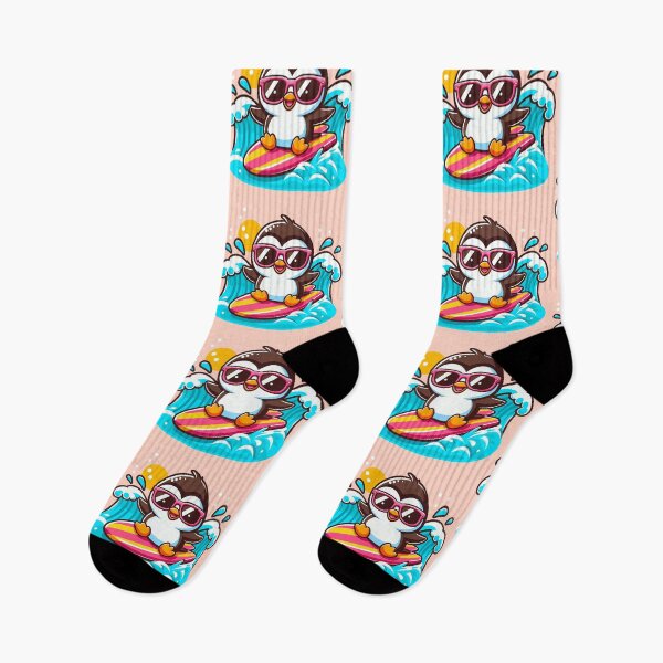 Item preview, Surfing Penguin designed and sold by Ghost on Toast.