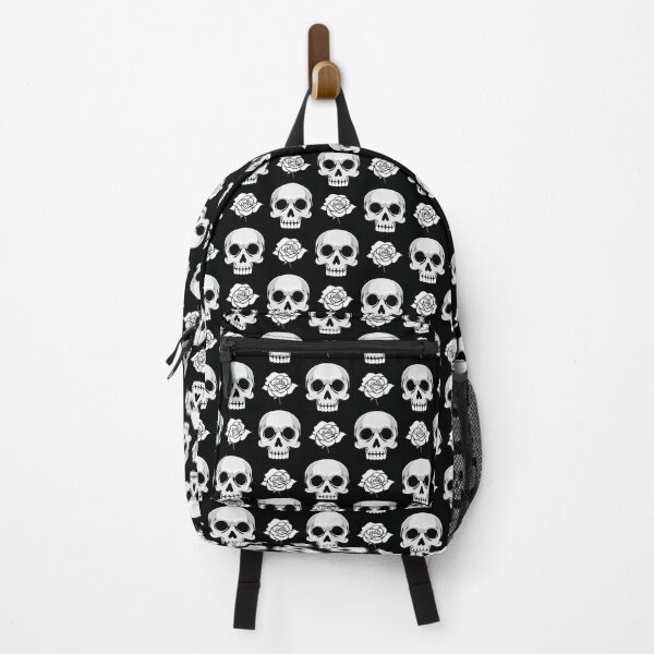 Item preview, skull and rose pattern designed and sold by EccentricsByE.