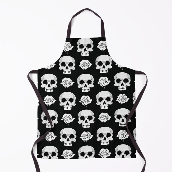 Item preview, skull and rose pattern designed and sold by EccentricsByE.