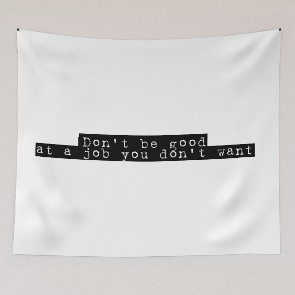 Item preview, Motivational quote about career choices in a minimalist design designed and sold by Omar Lopez-Rincon.