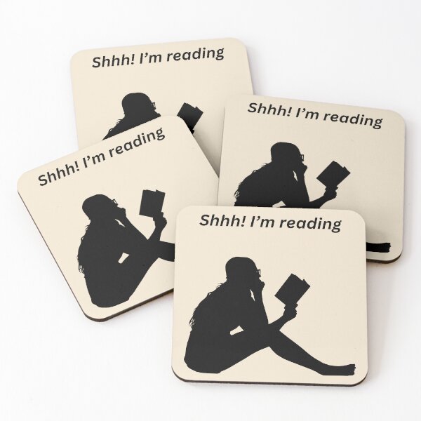 Item preview, Shhh! I'm Reading designed and sold by Writerly Musings.