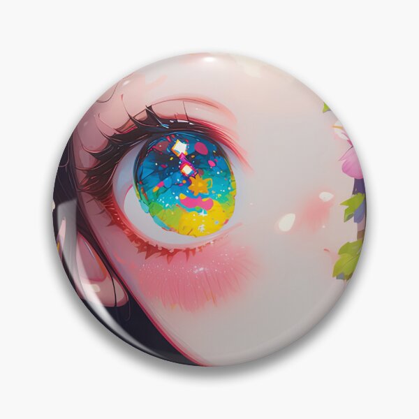 Item preview, Rainbow Flower Fantasy Elf Anime Girl designed and sold by bubblegoth.