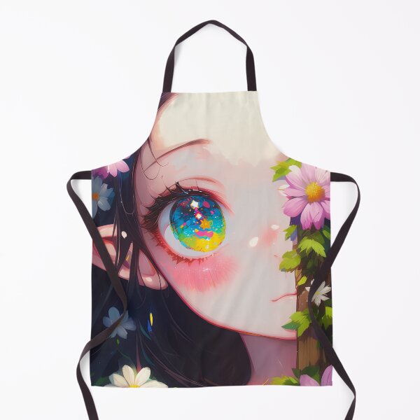 Item preview, Rainbow Flower Fantasy Elf Anime Girl designed and sold by bubblegoth.