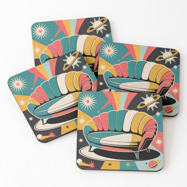 Aperçu de l'œuvre Sticker / T-shirt Design tendance : CANAPÉ VINTAGE créée et vendue par ForeverPrintsOK.