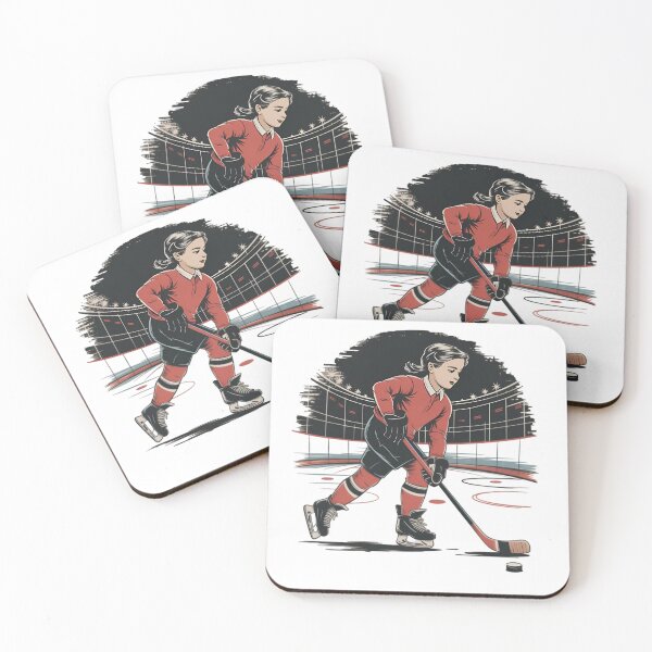Item preview,  Modern Trendy Hockey Player Ice Hockey Girls Women designed and sold by SOUFIANE1991.