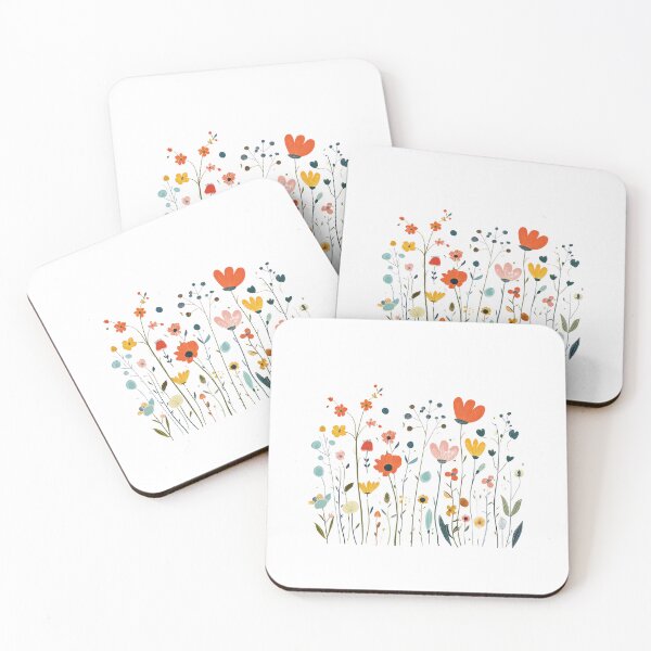 Item preview, Whimsical Meadow with Colorful Flowers designed and sold by Enea Kelo.