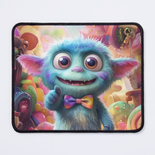 Item preview, Fuzzy friend in sweet candy world! designed and sold by Monstermosh37.