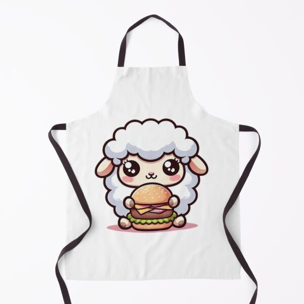 Item preview, sheep eating burger designed and sold by Eternalski.
