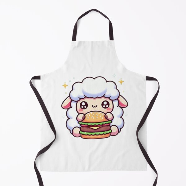 Item preview, sheep eating burger designed and sold by Eternalski.