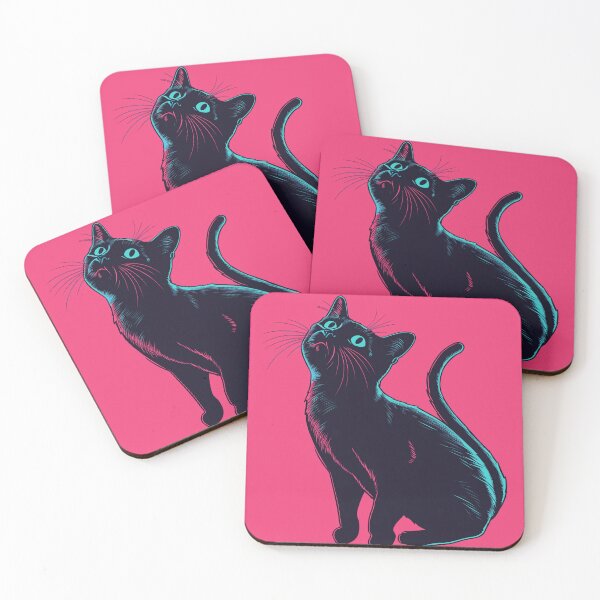 Item preview, Black Cat Silhouette Pop designed and sold by trendteezstore.