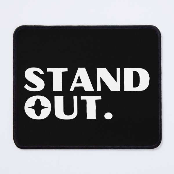 Item preview, Stand Out: Bold & Motivational Design designed and sold by HustleLover.