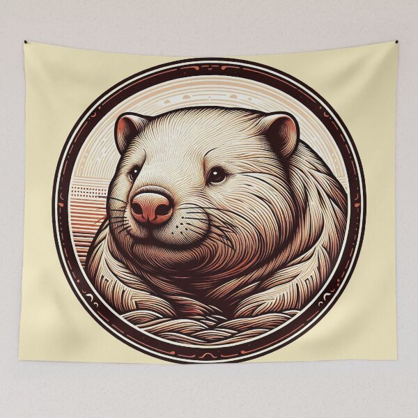 Item preview, Wombat Art #52 | Wombat Lovers designed and sold by ksgraphics222.