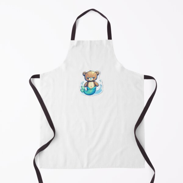 Item preview, C-Bear Productions Logo (Teddy Bear / Mermaid) designed and sold by Huskah.