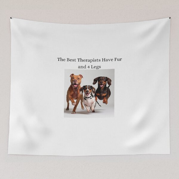 Item preview, The Best Therapists Have Fur and 4 Legs designed and sold by TeesbyAngela.