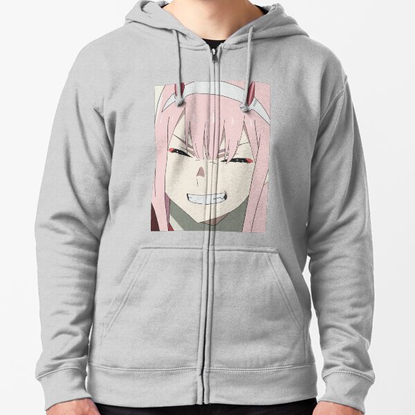 Zero Two Smile Veste zippée à capuche