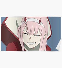 Zero Two Smile Poster