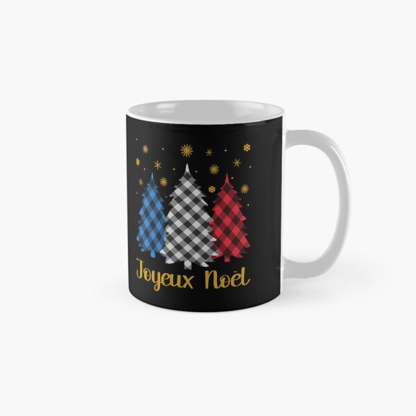 Item preview, Joyeux Noël French Merry Christmas Plaid Trees French Flag Colors Family Matching   designed and sold by Bad Kitty Designz.