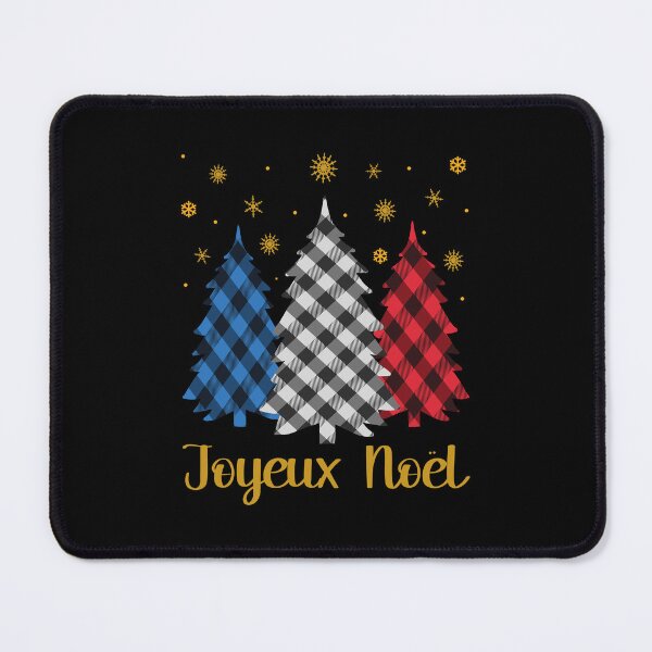 Item preview, Joyeux Noël French Merry Christmas Plaid Trees French Flag Colors Family Matching   designed and sold by Bad Kitty Designz.