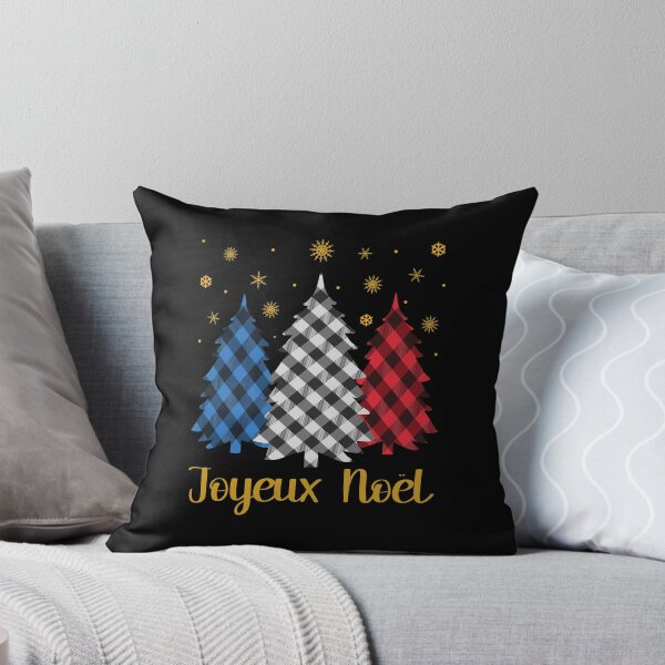 Item preview, Joyeux Noël French Merry Christmas Plaid Trees French Flag Colors Family Matching   designed and sold by Bad Kitty Designz.