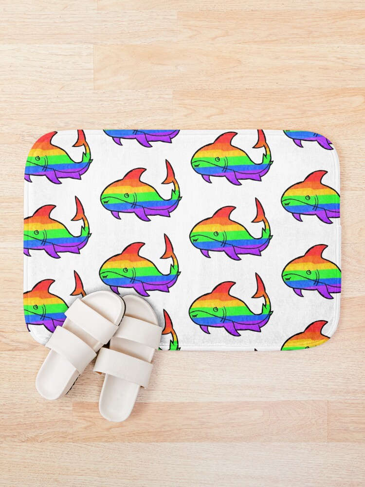 Thumbnail 1 of 6, Bath Mat, Pride designed and sold by BluRavenCreate.