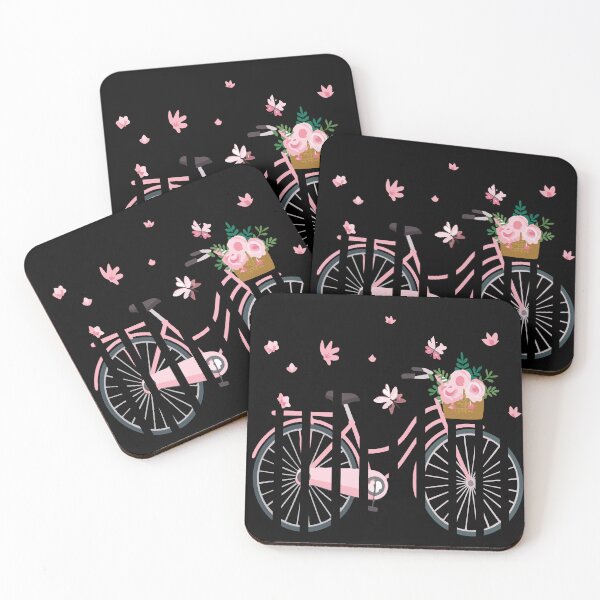 Item preview, Floral Bicycle designed and sold by ARTISTICBUNNIES.