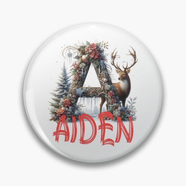 Item preview, Name Aiden. My name is Aiden. Christmas initial. designed and sold by MagelliShop.