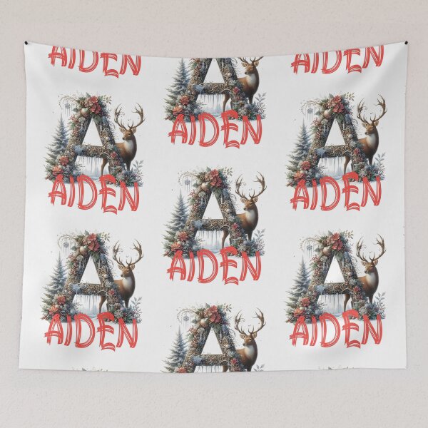Item preview, Name Aiden. My name is Aiden. Christmas initial. designed and sold by MagelliShop.