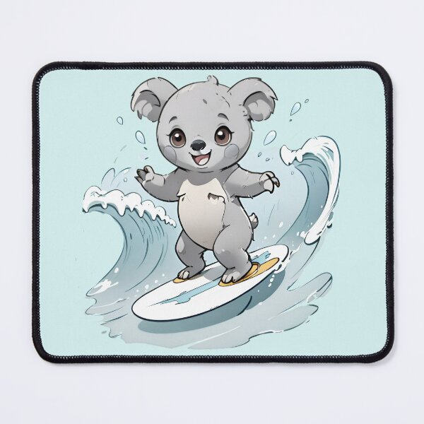 Item preview, Adorable Koala Bear Surfing designed and sold by WikaKowalczyk.