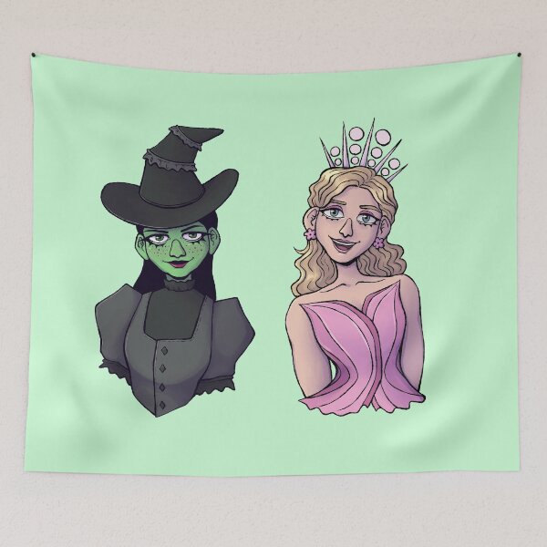 Artikelvorschau, ELPHABA UND GLINDA - WICKED entworfen und verkauft von Ali Esther.