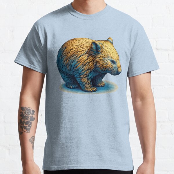 Vista previa del artículo con la obra «Arte wombat n.° 58 | Amantes del wombat», diseñado y vendido por ksgraphics222.