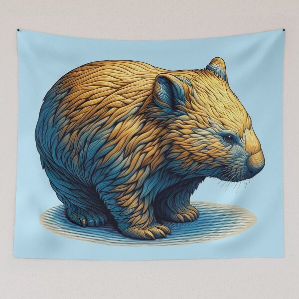 Item preview, Wombat Art #58 | Wombat Lovers designed and sold by ksgraphics222.