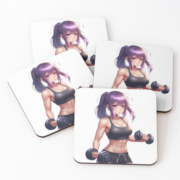 Item preview, Kawaii Strength: Anime Girl in the Gym designed and sold by panchoflex.