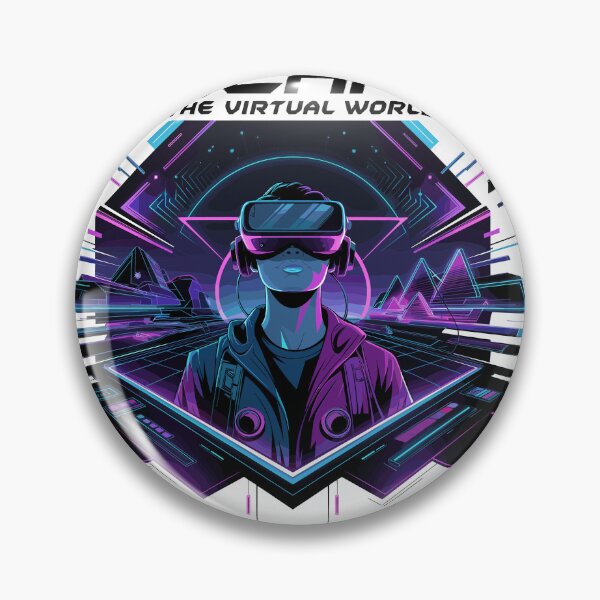 Item preview, Escape To The Virtual World-futuristic VR Design designed and sold by MrERNST.