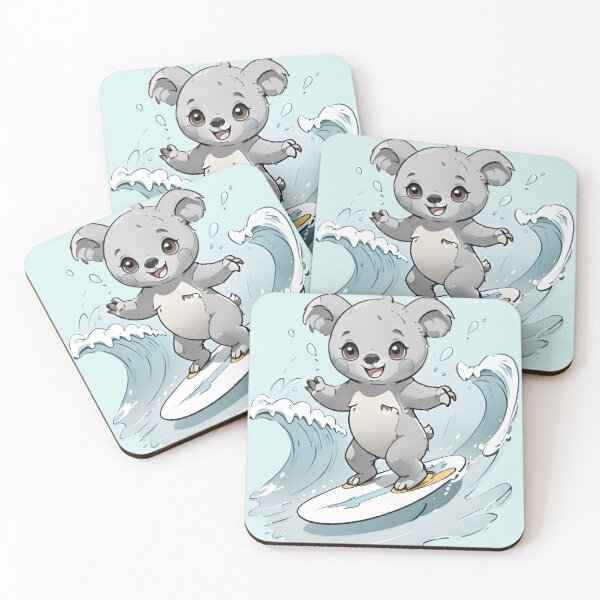 Item preview,  Adorable Koala Bear Surfing designed and sold by WikaKowalczyk.