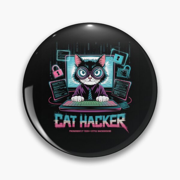 Item preview, Cat hacker designed and sold by Mateusz Majcherek.