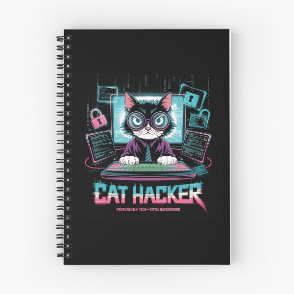 Item preview, Cat hacker designed and sold by Mateusz Majcherek.