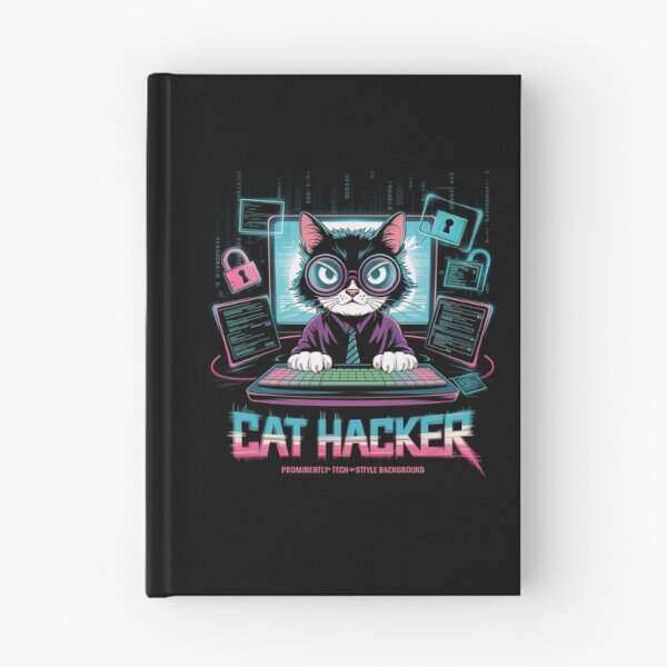 Item preview, Cat hacker designed and sold by Mateusz Majcherek.