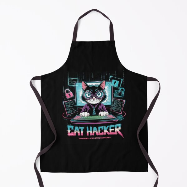 Item preview, Cat hacker designed and sold by Mateusz Majcherek.