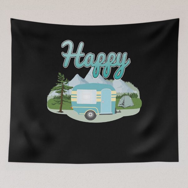 Item preview, Happy Camping Gift Shirt designed and sold by TomGiantDesigns.