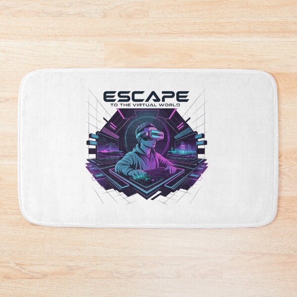 Item preview, Escape To The Virtual World-futuristic VR Design designed and sold by MrERNST.