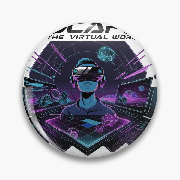 Item preview, Escape To The Virtual World-futuristic VR Design designed and sold by MrERNST.