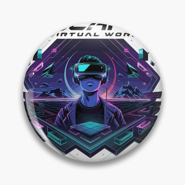 Item preview, Escape To The Virtual World-futuristic VR Design designed and sold by MrERNST.