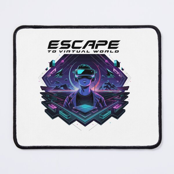 Item preview, Escape To The Virtual World-futuristic VR Design designed and sold by MrERNST.