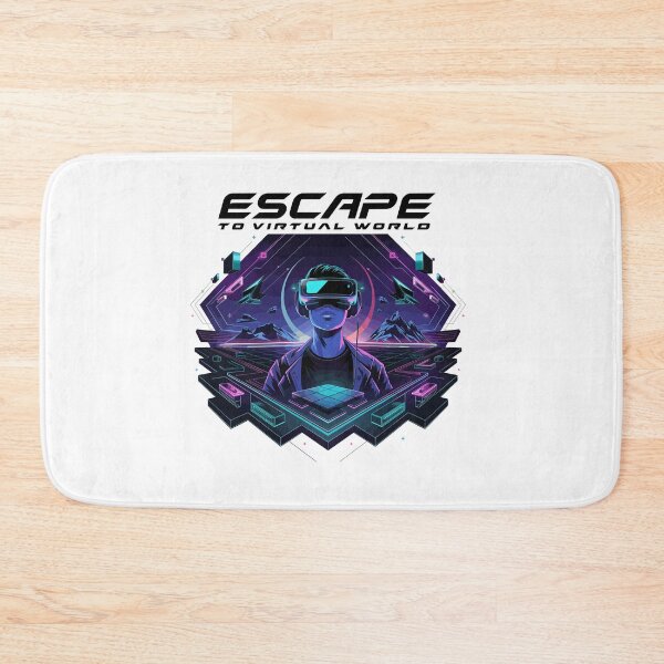 Item preview, Escape To The Virtual World-futuristic VR Design designed and sold by MrERNST.