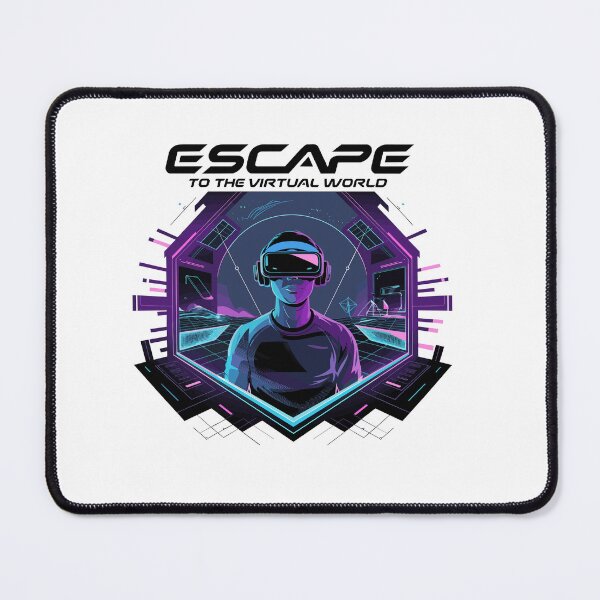 Item preview, Escape To The Virtual World-futuristic VR Design designed and sold by MrERNST.