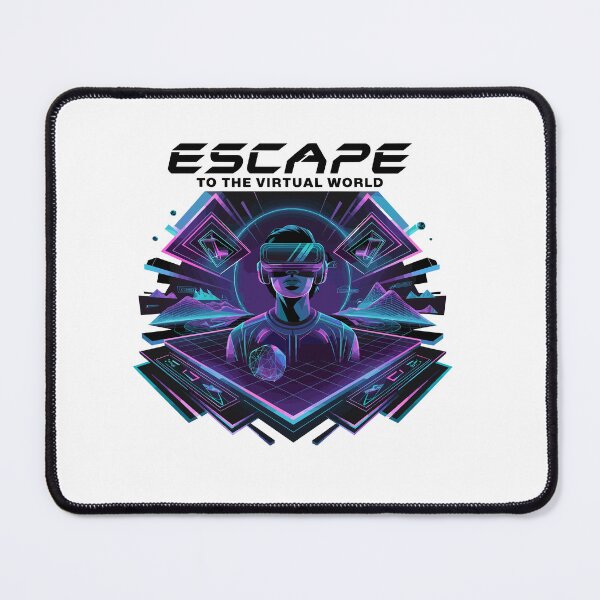 Item preview, Escape To The Virtual World-futuristic VR Design designed and sold by MrERNST.