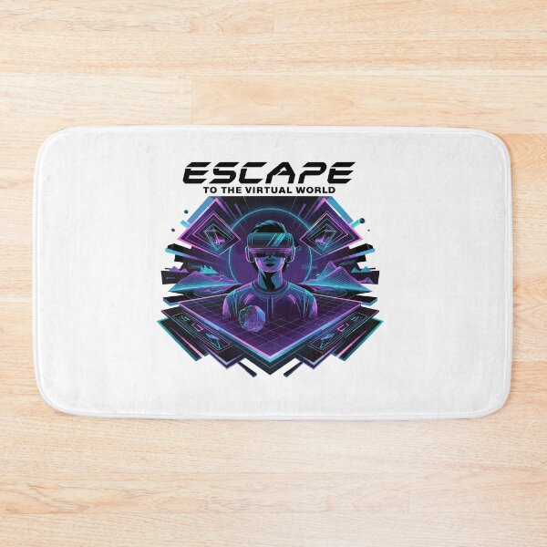 Item preview, Escape To The Virtual World-futuristic VR Design designed and sold by MrERNST.
