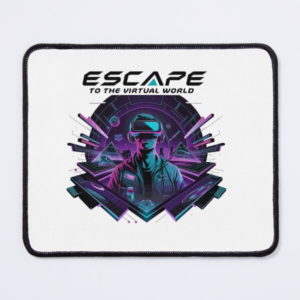 Item preview, Escape To The Virtual World-futuristic VR Design designed and sold by MrERNST.